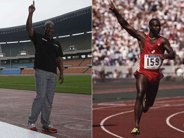 <p>O canadense Ben Johnson, ex-recordista mundial dos 100 m, visitou nesta ter&ccedil;a-feira o Est&aacute;dio Ol&iacute;mpico de Seul, palco de sua vit&oacute;ria na final da prova na Olimp&iacute;ada de 1988; apesar de ter vencido a prova com a marca de 9s79, perdeu o t&iacute;tulo tr&ecirc;s dias depois diante de den&uacute;ncias do uso de doping</p>