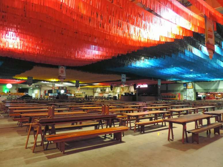 Pavilhão do Parque Vila Germânica está pronto para receber a 30ª edição da Oktoberfest em Blumenau