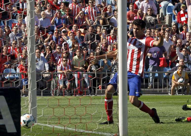 <p>Diego Costa &eacute; o artilheiro do Campeonato Espanhol, superando estrelas como Cristiano Ronaldo e Messi</p>
