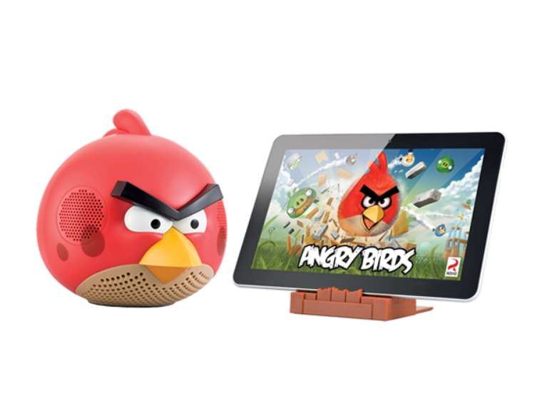 Caixas de som do Angry Birds, da Gear4, têm entrada para iPads, iPods e iPhones