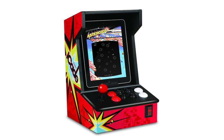 <p>iCade, da ION, transforma tablet ou celular em tela de jogo de arcade</p>