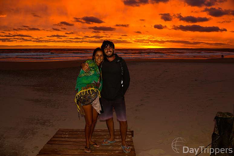<p>Isabela e Rafael visitaram o povoado de Cabo Polonio, no Uruguai</p>