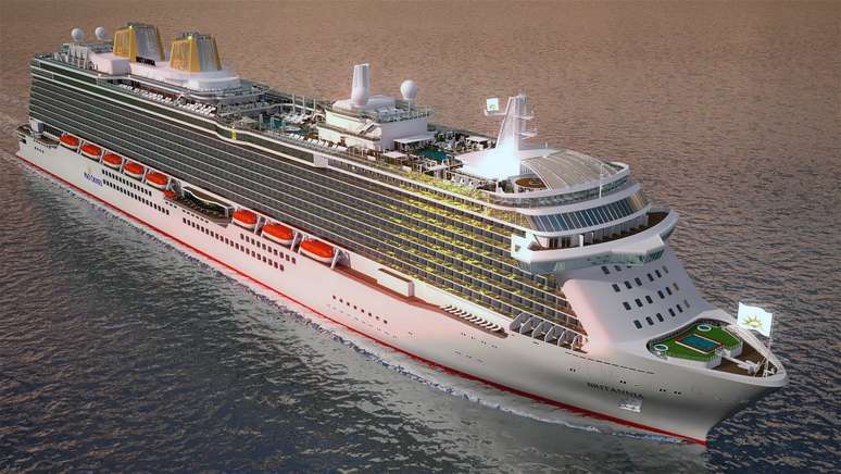 Nova embarca&ccedil;&atilde;o da P&O Cruises, Britannia foi desenvolvido para atender o mercado brit&acirc;nico