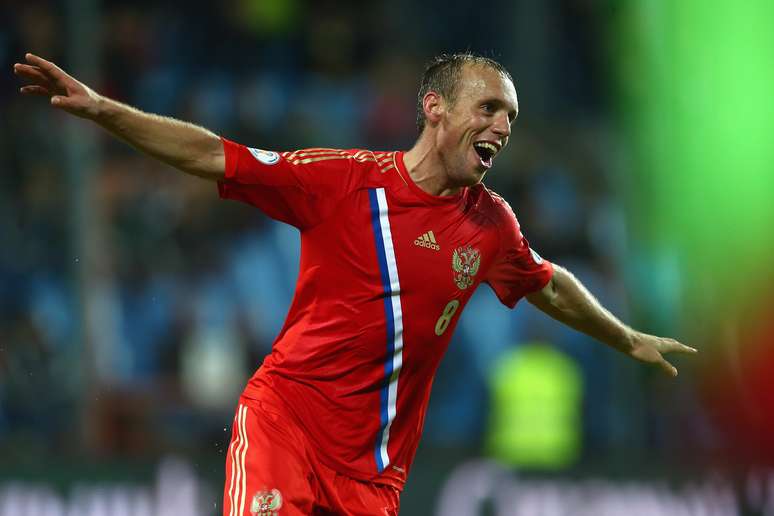 <p>Glushakov fez um dos gols da vitória russa sobre Luxemburgo</p>