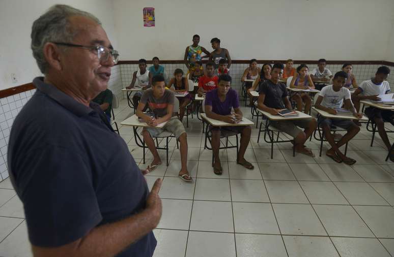 <p>O professor Solon da Nóbrega não nasceu em uma comunidade quilombola, mas se dedica a esse trabalho</p>