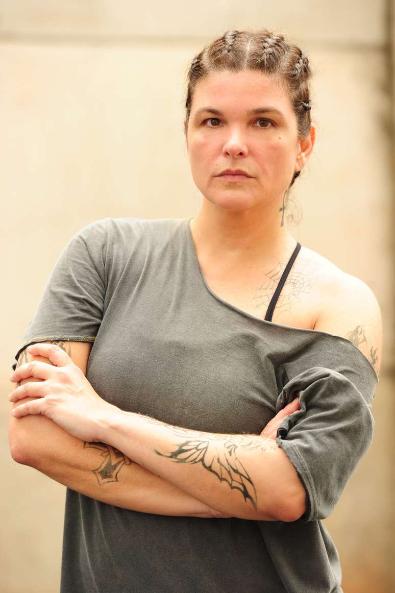 <p>Cristiana na pele de Araci, em 'Insensato Cora&ccedil;&atilde;o'</p>