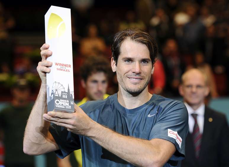 Haas comemora conquista no ATP 250 de Viena