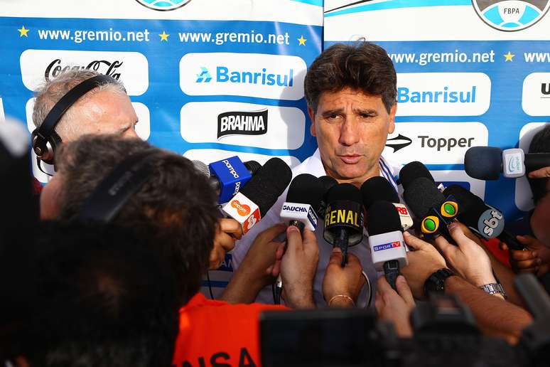 <p>Renato Gaúcho tem dúvidas para montar o time do Grêmio</p>