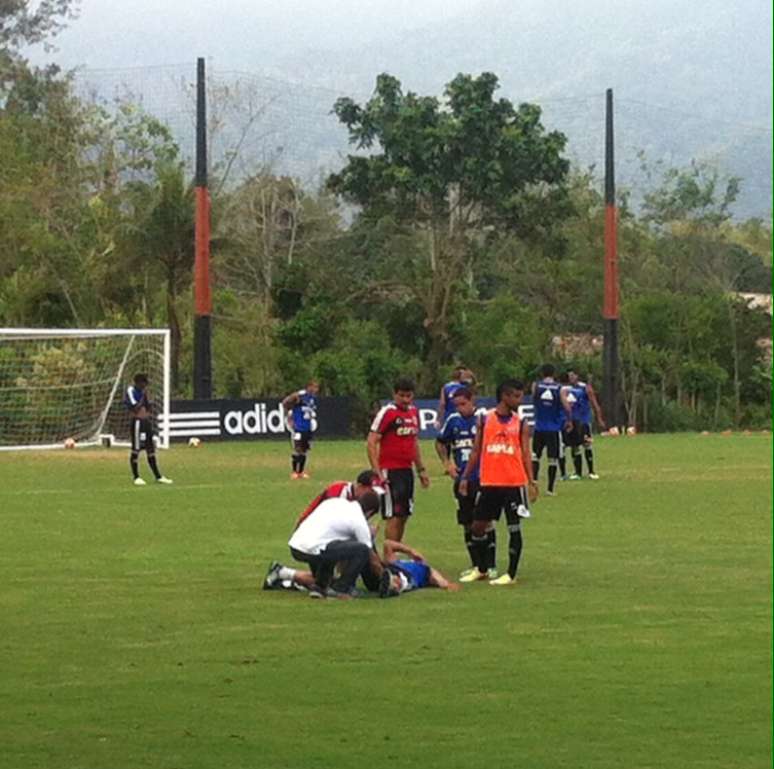 Marcelo Moreno machucou-se em treino e pode ser desfalque