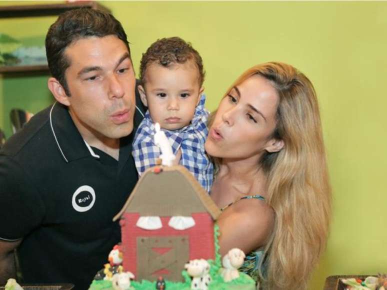 Marcus Buaiz e Wanessa são pais de José Marcus