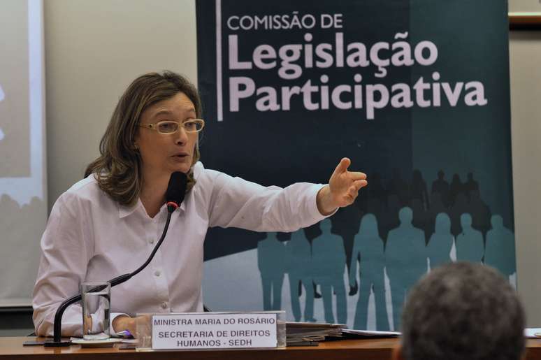 <p>Ministra dos Direitos Humanos, Maria do Rosário</p>