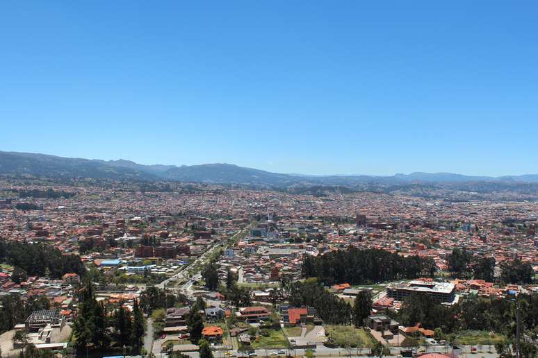 Vista do mirante de Turi, no sul de Cuenca