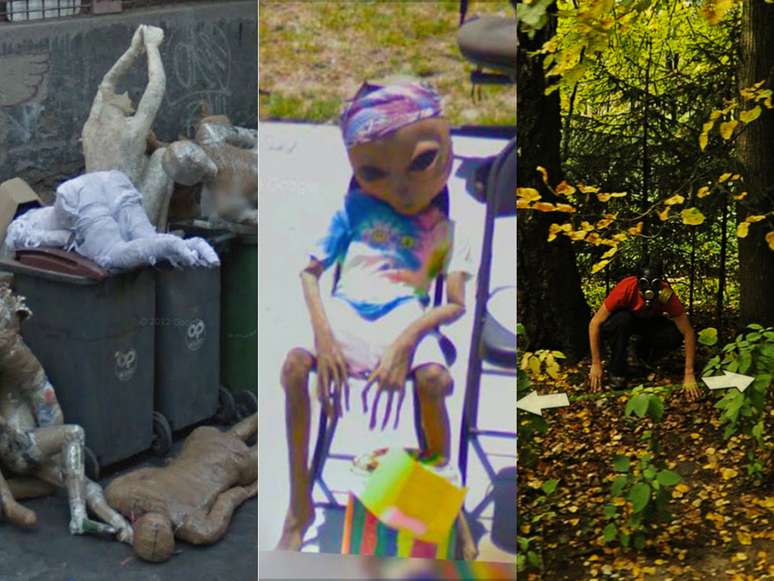 <p>O Google Street View n&atilde;o seleciona o que v&ecirc;. Como uma testemunha oculta - ou nem tanto -, registra momentos dos mais variados nas ruas por onde passa</p>