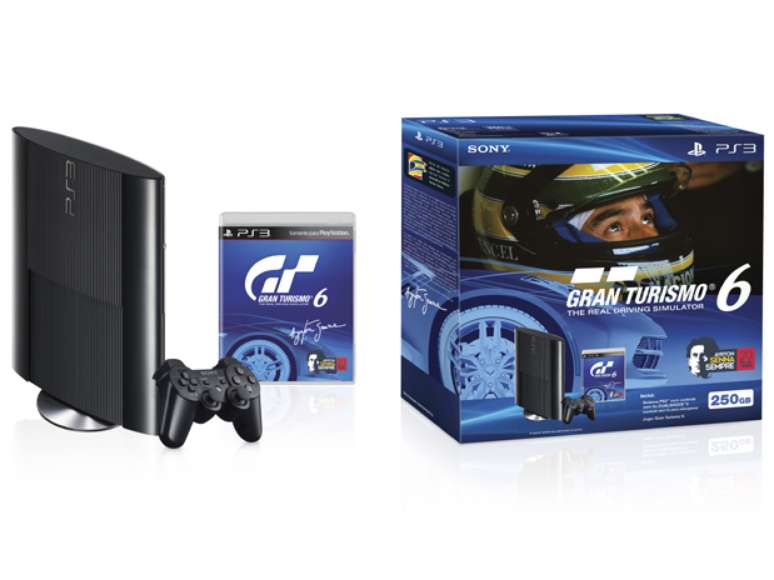 Parte da venda do pacote especial do PS3 e do jogo 'Gran Turismo 6' especial Ayrton Senna será revertida para o Instituto Ayrton Senna