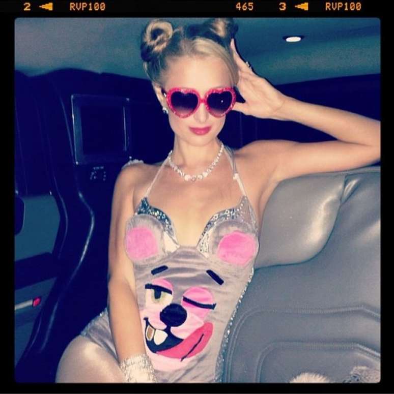 Paris Hilton se vestiu de Miley Cyrus