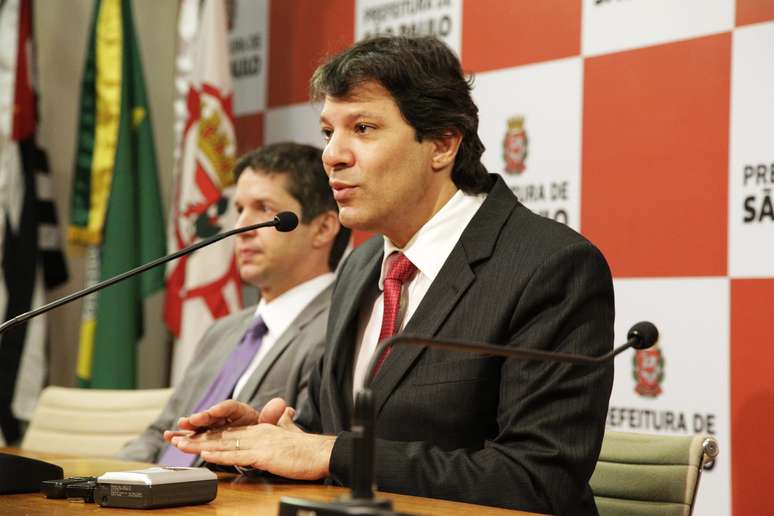 <p>O prefeito Fernando Haddad falou sobre o esquema fraudulento descoberto na prefeitura</p>