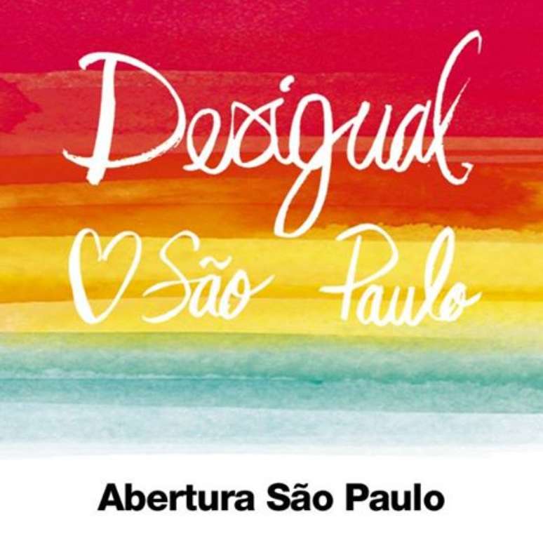 Anúncio de inauguração da Desigual no Brasil