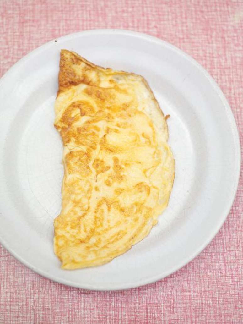 Omelete com cheddar