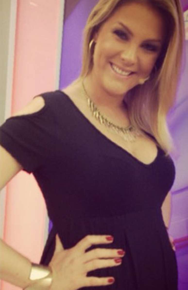 <p>Apresentadora em foto postada nesta quarta-feira</p>