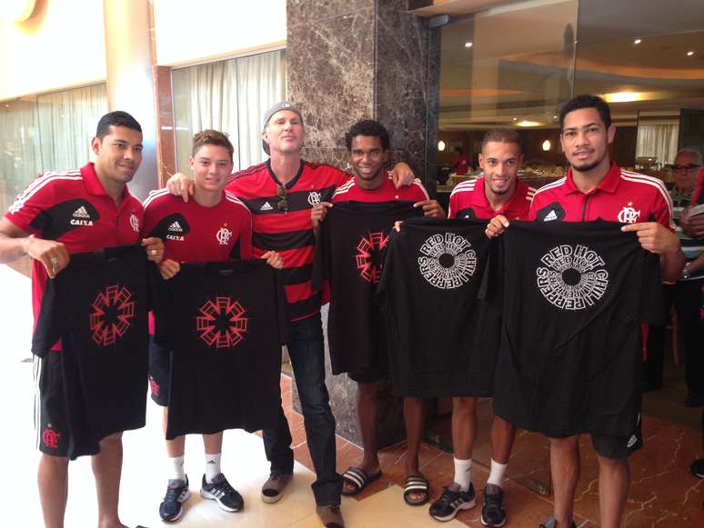 <p>Chad Smith havia causado polêmica com o Flamengo</p>