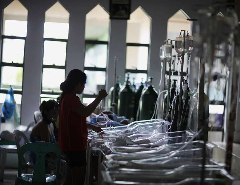 Em meio ao trauma do tufão, muitas mulheres deram à luz antes do previsto agravando a situação