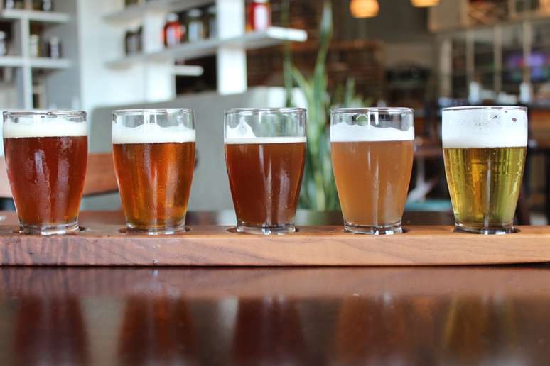<p>O restaurante produz nove tipos de cervejas</p>
