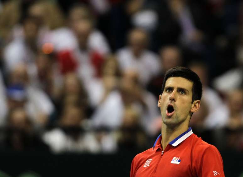 <p>Djokovic foi superior e venceu com parciais de 7/5, 6/1 e 6/4</p>