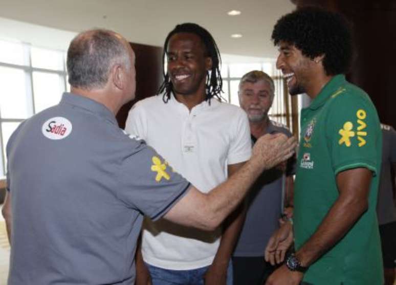 <p>Roque Júnior visitou concentração da Seleção em Miami durante a semana</p>