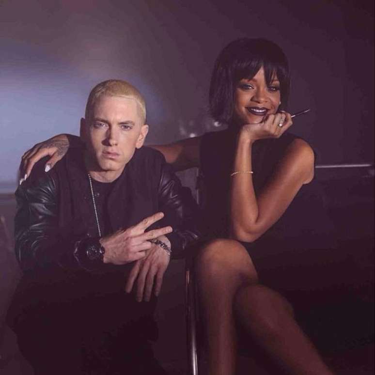 <p>Rihanna fez uma participa&ccedil;&atilde;o na faixa &#39;The Monster&#39;, de Eminem</p>
