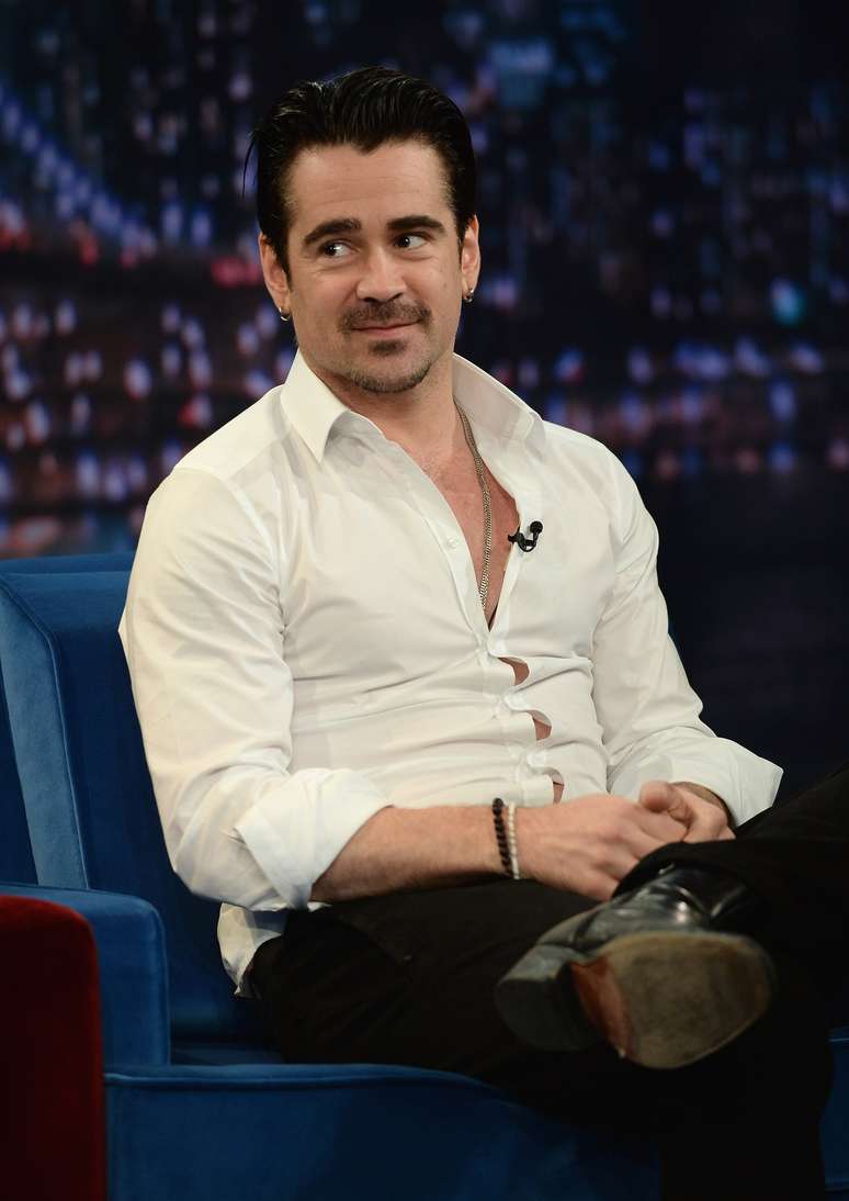 <p>Colin Farrell afirmou que aceitaria ser o oitavo marido de Liz Taylor</p>