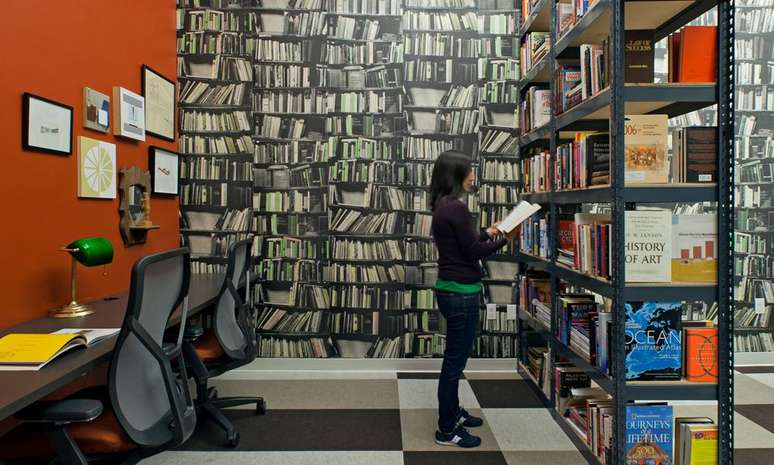 <B>Quid - São Francisco - </B> A empresa de software Quid priorizou uma biblioteca para os funcionários no projeto do seu escritório