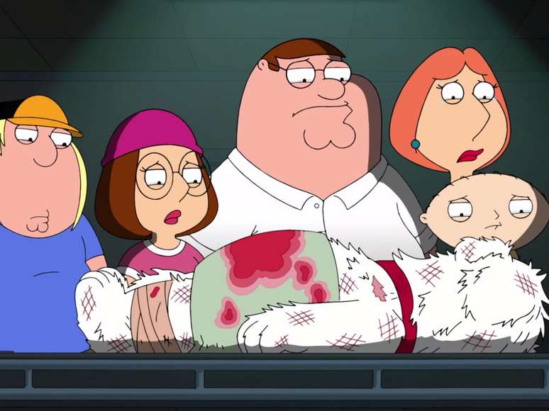 <p>Cena em que Brian aparece morto, exibida em novembro nos EUA</p>