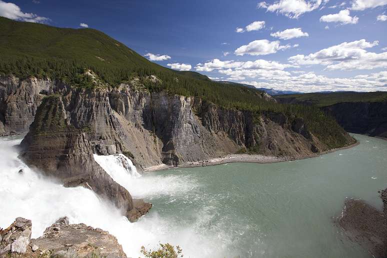 <p>Parque Nacional de Nahanni, no Canadá, é considerado patrimônio da UNESCO</p>