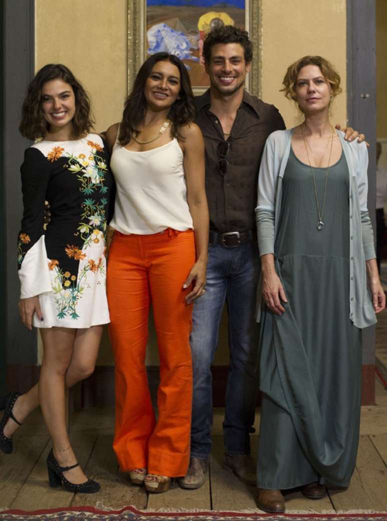 Elenco grava Amores Roubados, da Globo