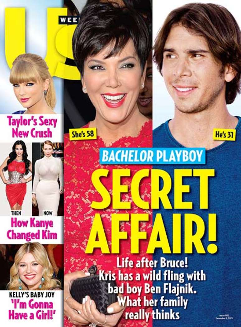 Kris Jenner e Ben Flajnik na US Weekly