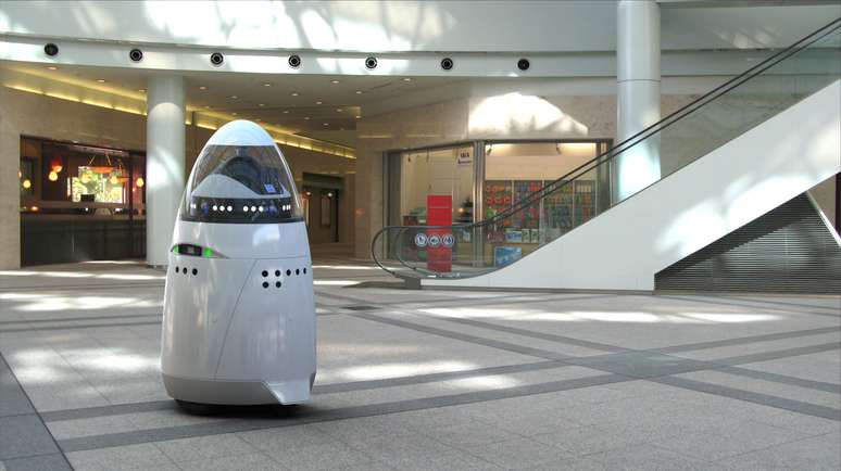<p>Empresa que criou o K5 disse que robô serviria para segurança eme escolas, hotéis, shoppings</p>