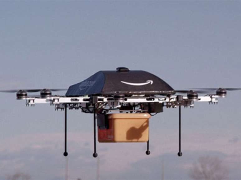 <p>Amazon está buscando permissão para testar drones em áreas ao ar livre perto de Seattle</p>