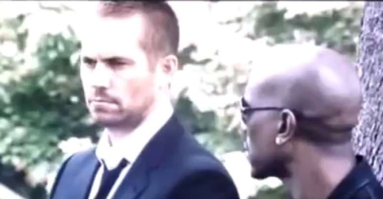 Paul Walker e Tyrese Gibson em 'Velozes e Furiosos 7'