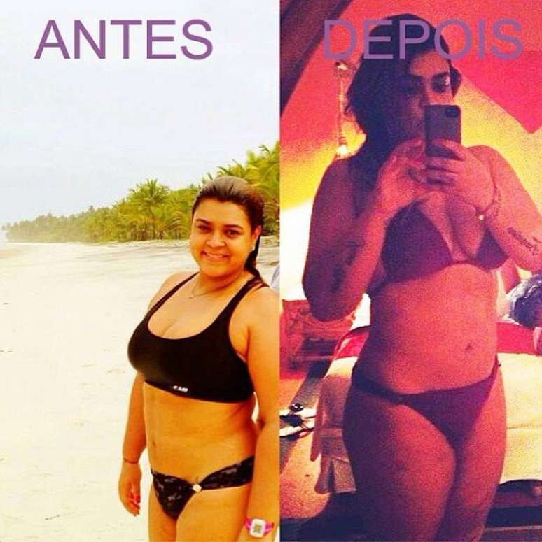 De biquíni, Preta Gil publica fotos do antes e depois do 'Medida Certa'