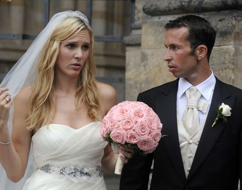 <p>Stepanek foi casado com ex-tenista Nicole Vaidisova</p>