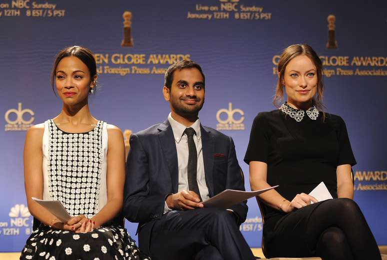 Olivia Wilde, Aziz Ansari e Zoe Saldana apresentaram os indicados