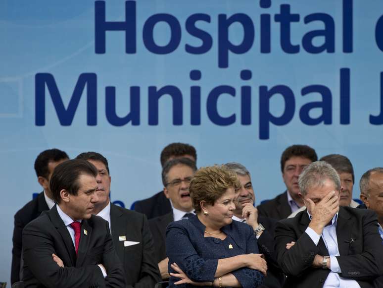 <p>Lula foi o único a não discursar durante inauguração de hospital em São Bernardo do Campo</p>