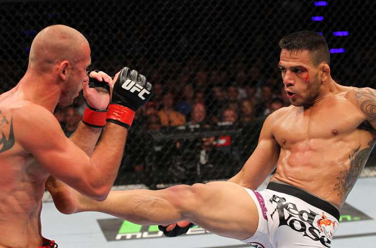 <p>Rafael dos Anjos lembrou como foi subestimado antes da luta contra Donald Cerrone</p>