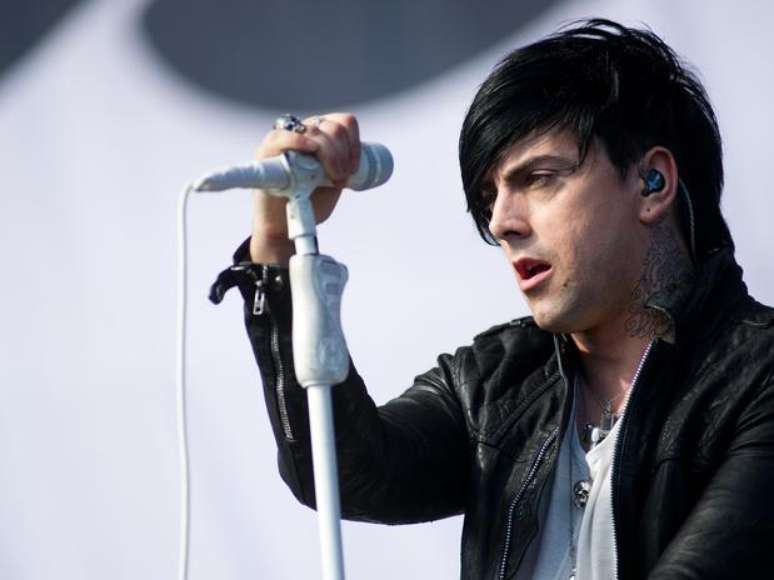 <p>O vocalista Ian Watkis durante show da banda Lostprophets no ano retrasado, em Londres</p><div> </div>