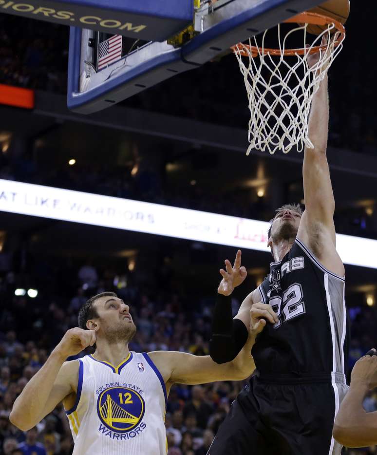 Thiago Splitter foi decisivo na vitória do San Antonio Spurs sobre os Warriors