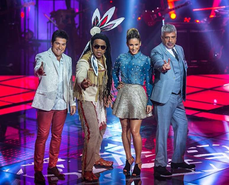 Daniel, Carlinhos Brown, Claudia Leitte e Lulu Santos são os técnicos do 'The Voice'