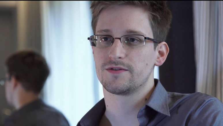 Edward Snowden em imagem de arquivo