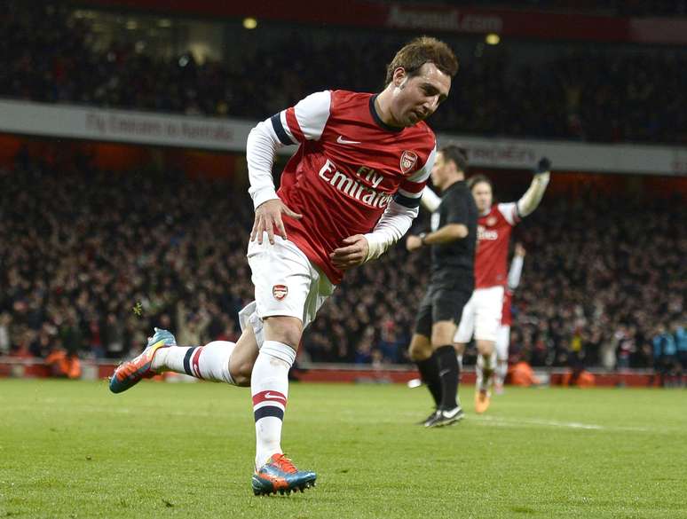 Cazorla fez o primeiro gol do Arsenal no confronto com o Tottenham