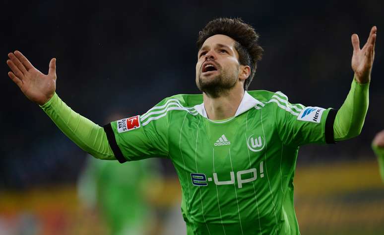 <p>Diego era um dos l&iacute;deres do meio-campod o Wolfsburg</p>