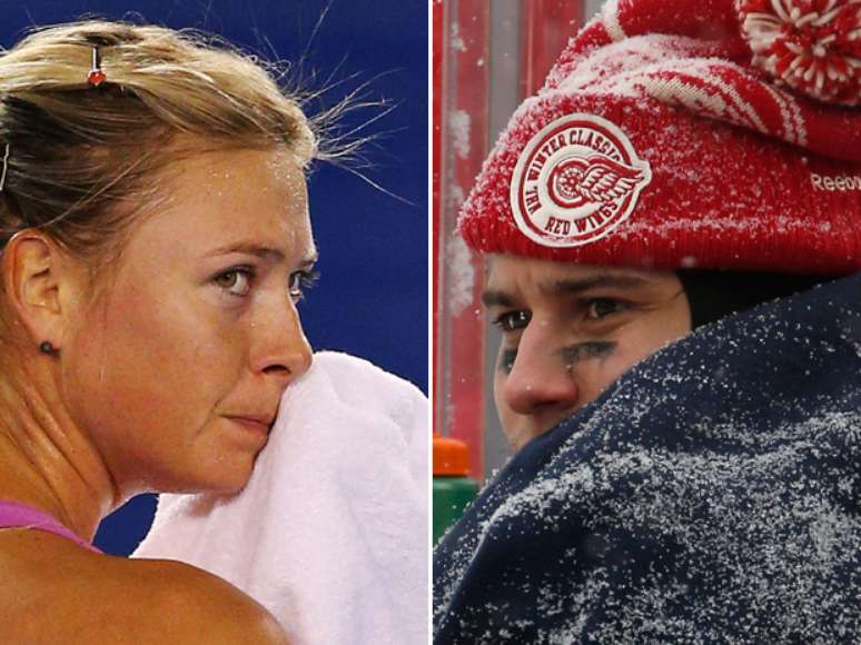 <p>Come&ccedil;o de ano &eacute; o momento em que as diferen&ccedil;as de clima ficam mais evidentes: nos Estados Unidos e na Europa sobra frio e at&eacute; neve. J&aacute; no Brasil e na Austr&aacute;lia os atletas transpiram de calor. <strong>Veja fotos dos extremos a seguir</strong></p>